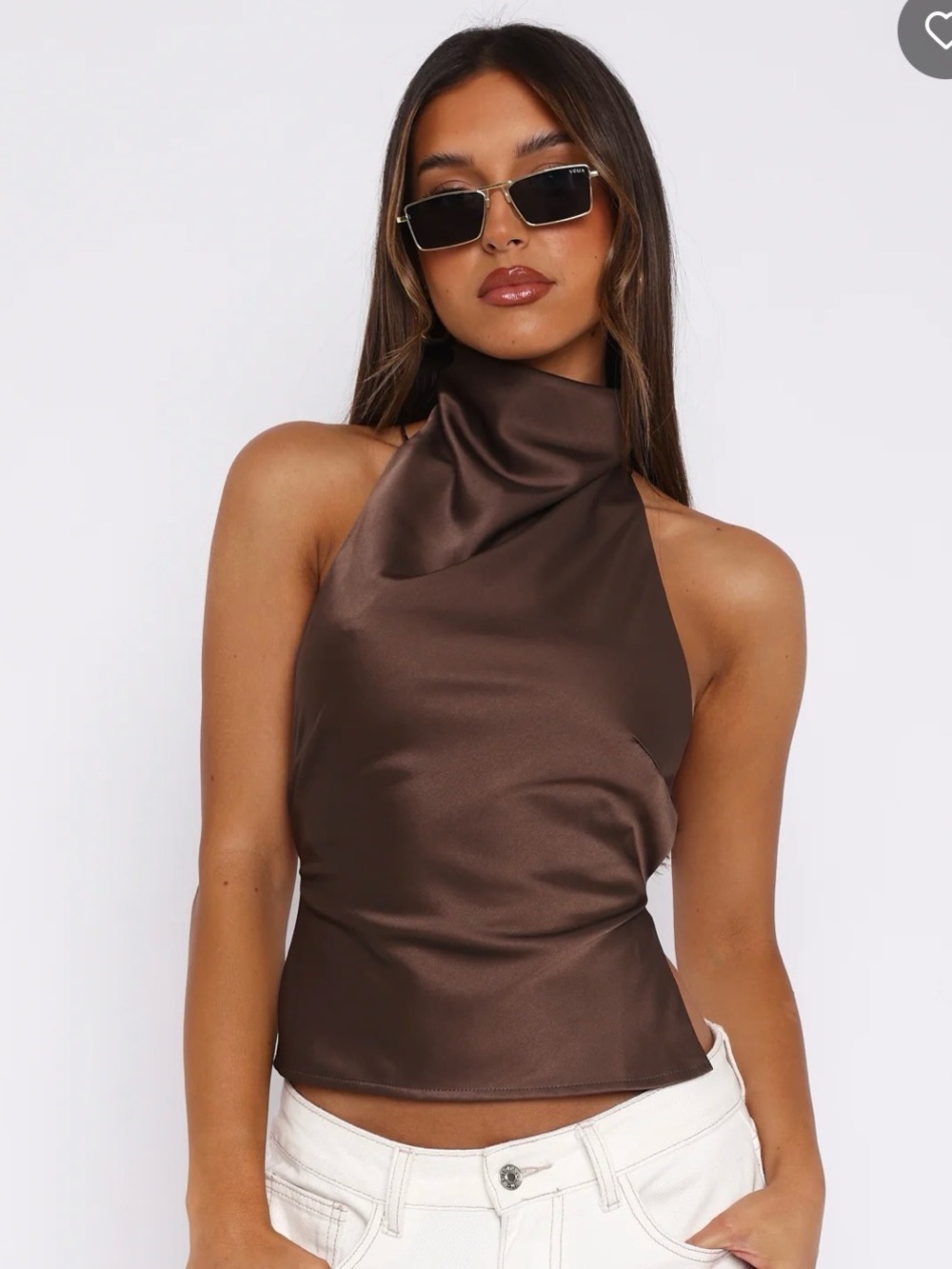 Satin Halter Top